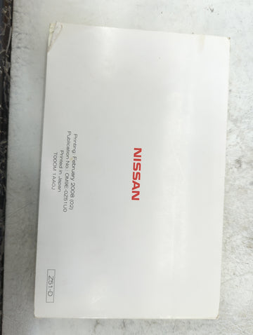 2009 Nissan Murano Owners Manual Book Guide P/N:OM9E-0Z51U0 T00OM1AA0J OEM Used Auto Parts