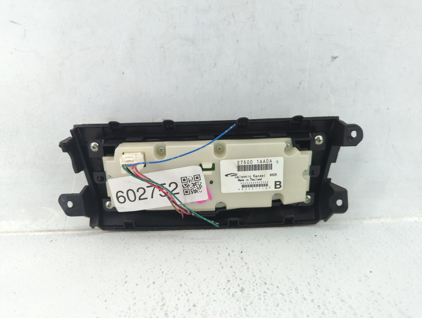 2009 Nissan Murano Climate Control Module Temperature AC/Heater Replacement P/N:27500 1AA0A Fits OEM Used Auto Parts - Oemus