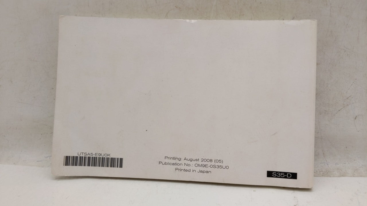 2009 Nissan Rogue Owners Manual Book Guide OEM Used Auto Parts - Oemusedautoparts1.com