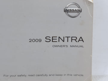 2009 Nissan Sentra Owners Manual Book Guide OEM Used Auto Parts
