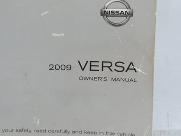 2009 Nissan Versa Owners Manual Book Guide OEM Used Auto Parts