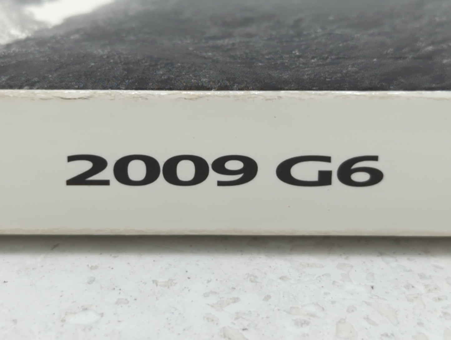 2009 Pontiac G6 Owners Manual Book Guide OEM Used Auto Parts - Oemusedautoparts1.com