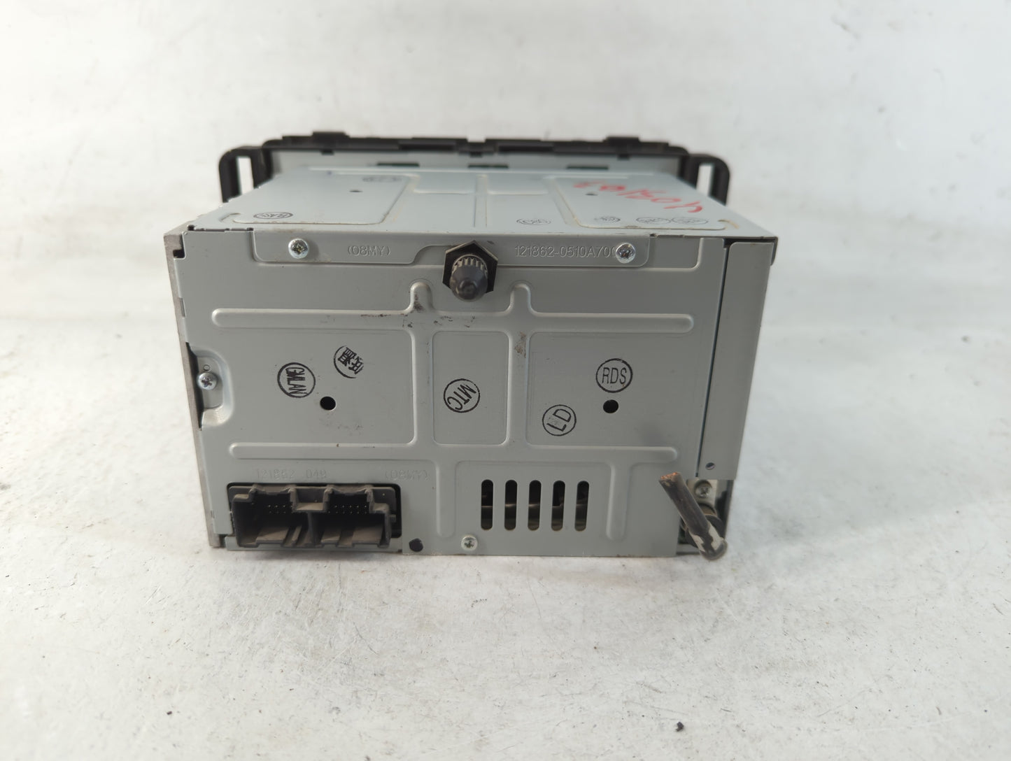 2009 Pontiac Torrent Radio AM FM Cd Player Receiver Replacement P/N:25994583 Fits OEM Used Auto Parts - Oemusedautoparts1.co