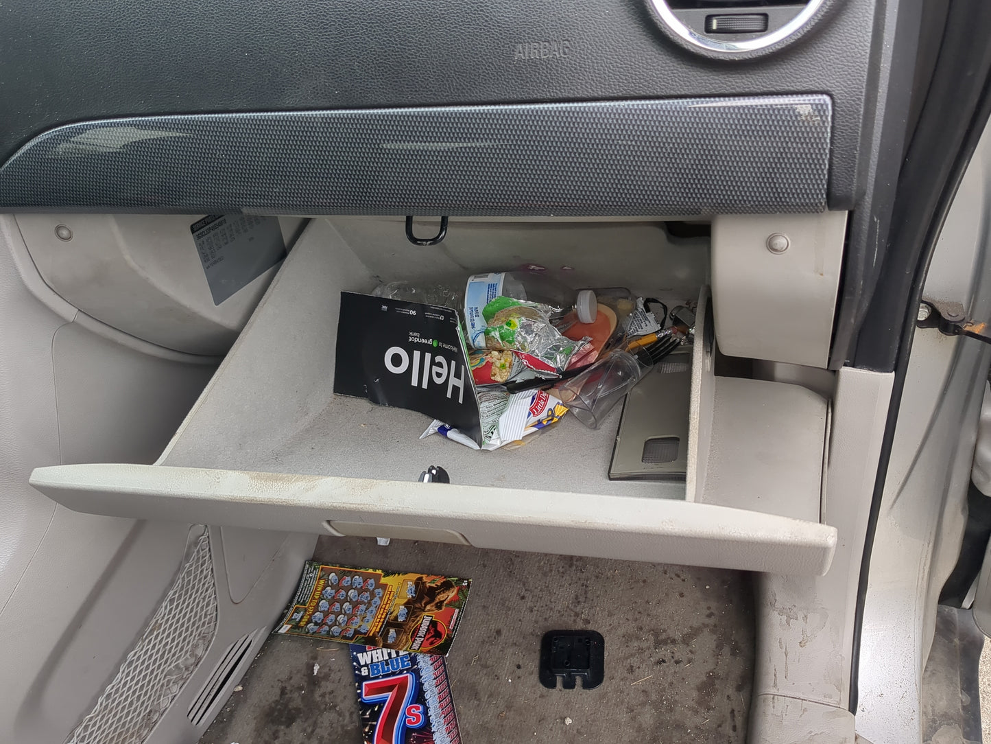 2009 Saturn Vue Passenger Glove Box Door Storage Compartment - Oemusedautoparts1.com