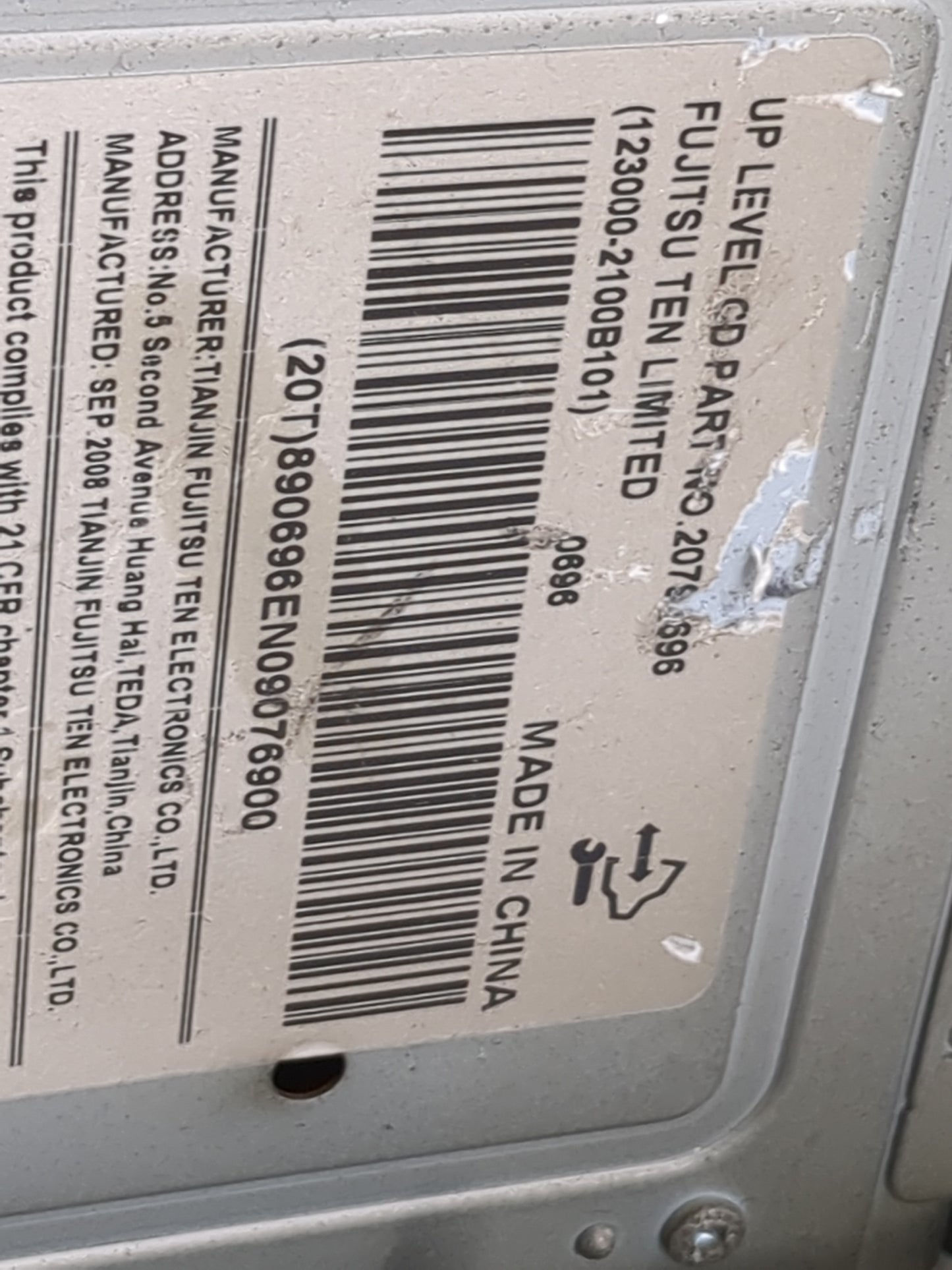 2009 Saturn Vue Radio AM FM Cd Player Receiver Replacement Fits OEM Used Auto Parts - Oemusedautoparts1.com