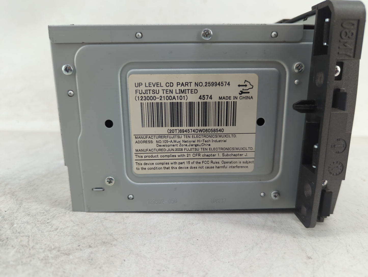 2009 Saturn Vue Radio AM FM Cd Player Receiver Replacement P/N:25994574 Fits OEM Used Auto Parts - Oemusedautoparts1.com