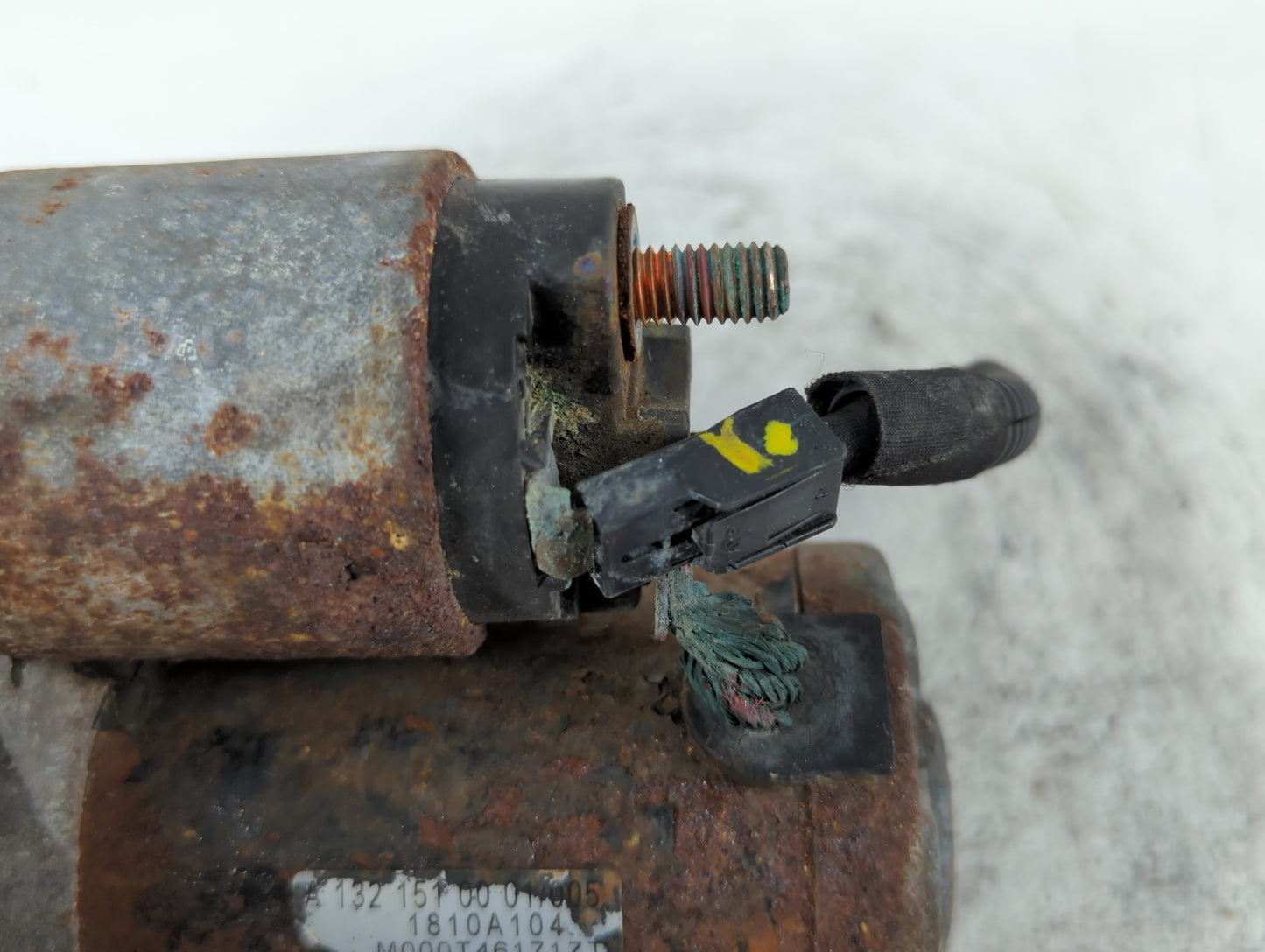 2008-2015 Smart Fortwo Car Starter Motor Solenoid OEM P/N:M000T46171ZT A 132 151 00 01/005 Fits OEM Used Auto Parts - Oemuse