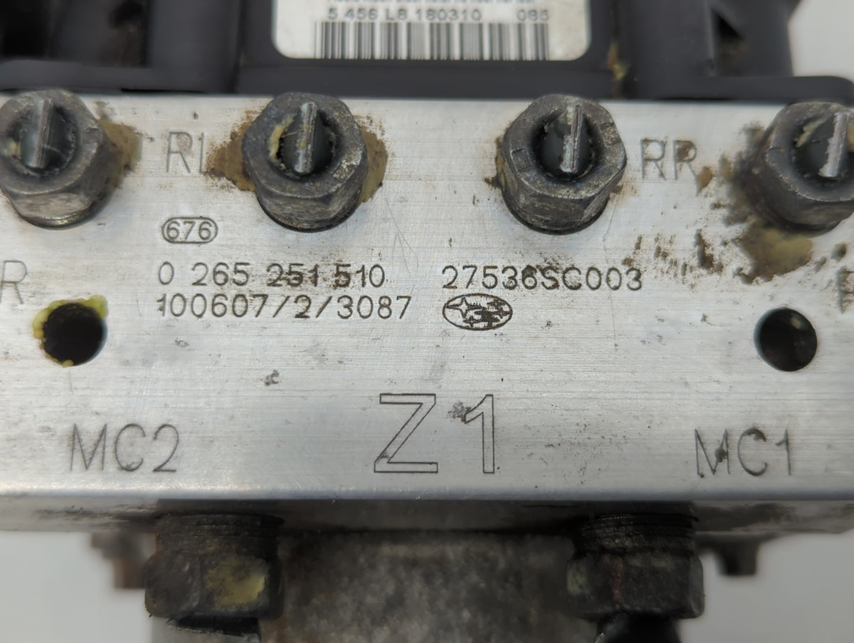 2009-2010 Subaru Forester Anti-Lock Brake ABS Pump Module Actuator OEM P/N:27536SC002 27536SC003 Fits Fits 2009 2010 OEM Use