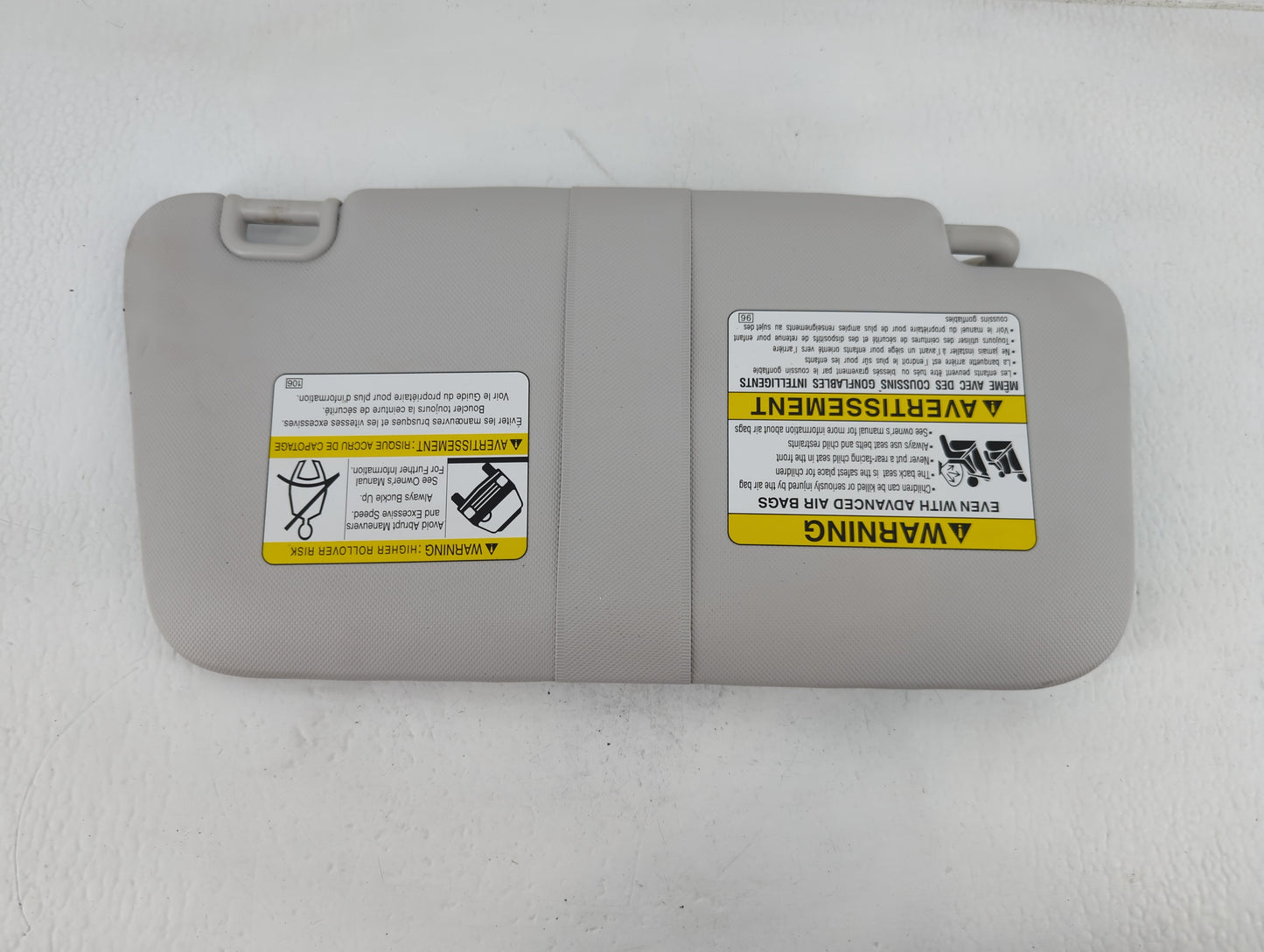 2009 Subaru Forester Sun Visor Shade Replacement Driver Left Mirror Fits OEM Used Auto Parts - Oemusedautoparts1.com