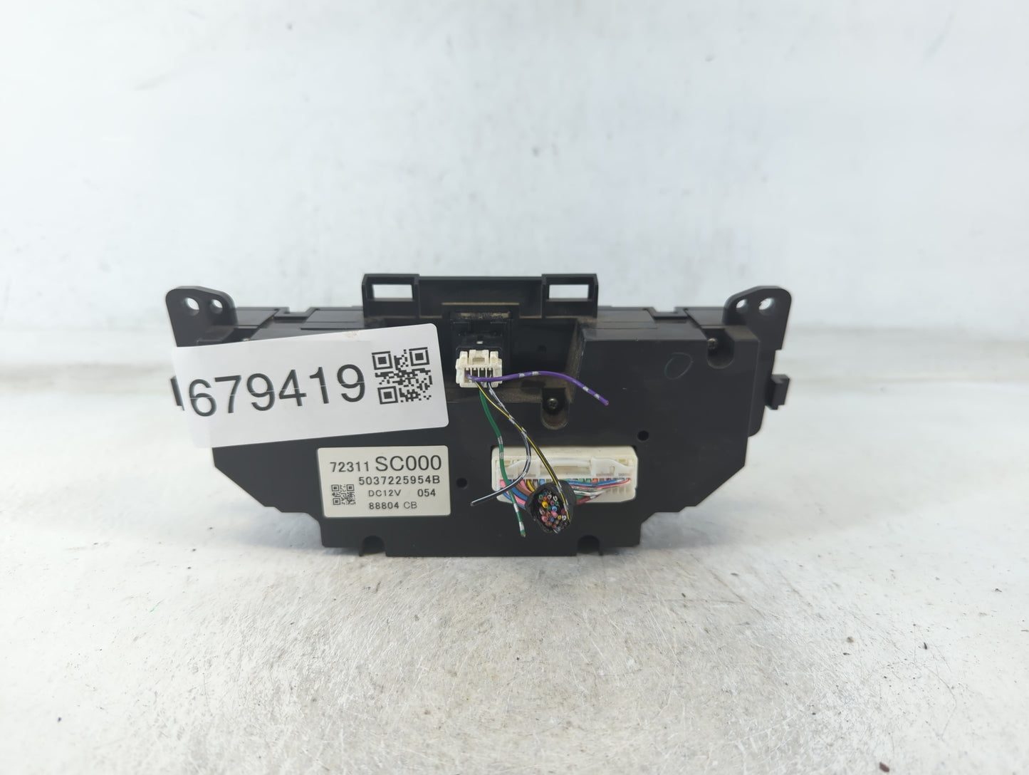2009 Subaru Forester Climate Control Module Temperature AC/Heater Replacement P/N:72311 SC000 Fits OEM Used Auto Parts - Oem