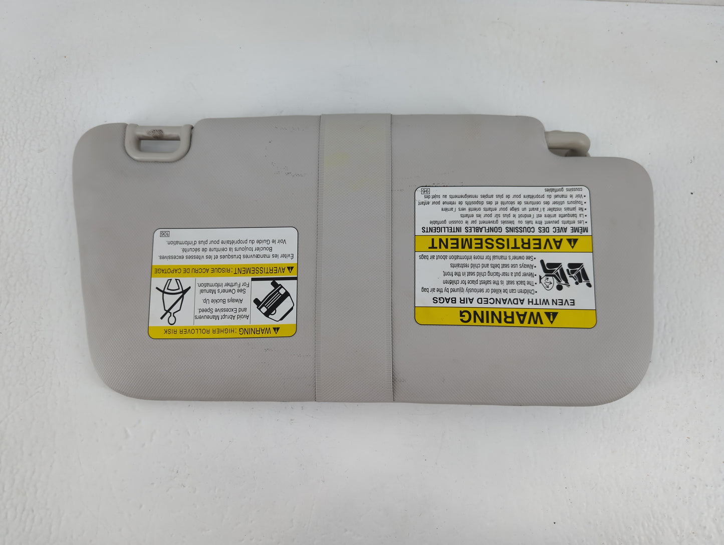 2009 Subaru Forester Sun Visor Shade Replacement Driver Left Mirror Fits OEM Used Auto Parts - Oemusedautoparts1.com