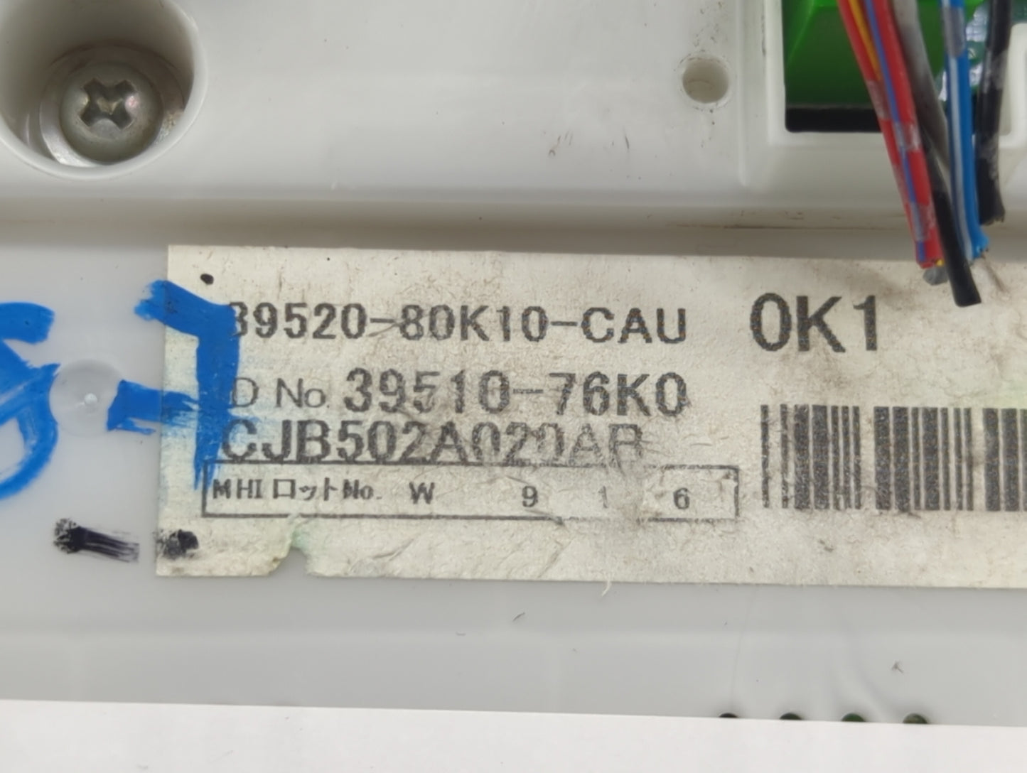 2009 Suzuki Grand Vitara Climate Control Module Temperature AC/Heater Replacement P/N:39520-80K10-CAU 39510-76K0 Fits OEM Us