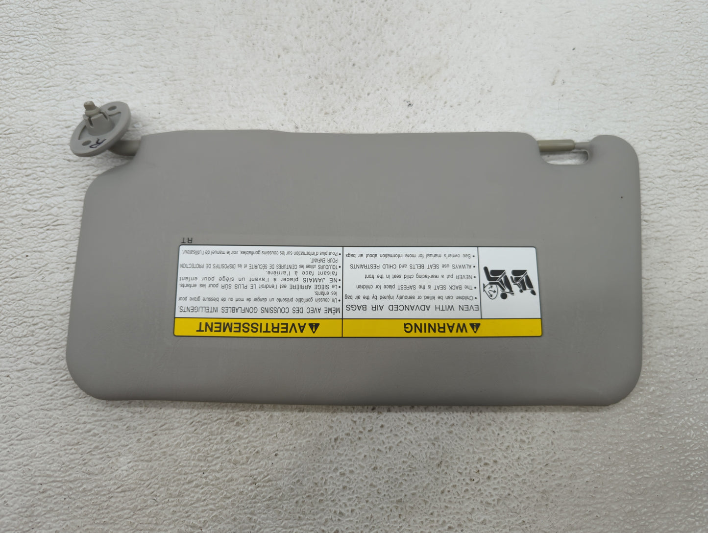 2009 Suzuki Sx4 Sun Visor Shade Replacement Passenger Right Mirror Fits Fits 2007 2008 2010 2011 2012 2013 OEM Used Auto Par