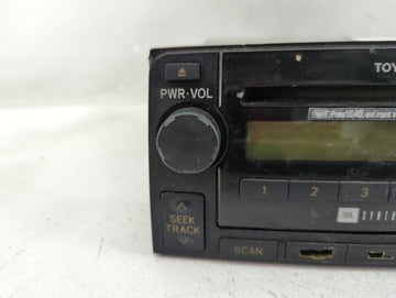 2006-2009 Toyota 4runner Radio AM FM Cd Player Receiver Replacement P/N:86120-35340 Fits Fits 2006 2007 2008 2009 OEM Used Auto Parts