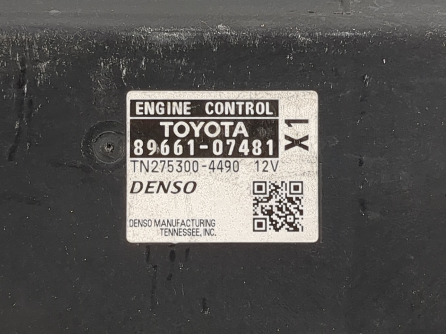 2008-2009 Toyota Avalon PCM Engine Control Computer ECU ECM PCU OEM P/N:89661-07481 TN275300-4490 Fits Fits 2008 2009 OEM Us