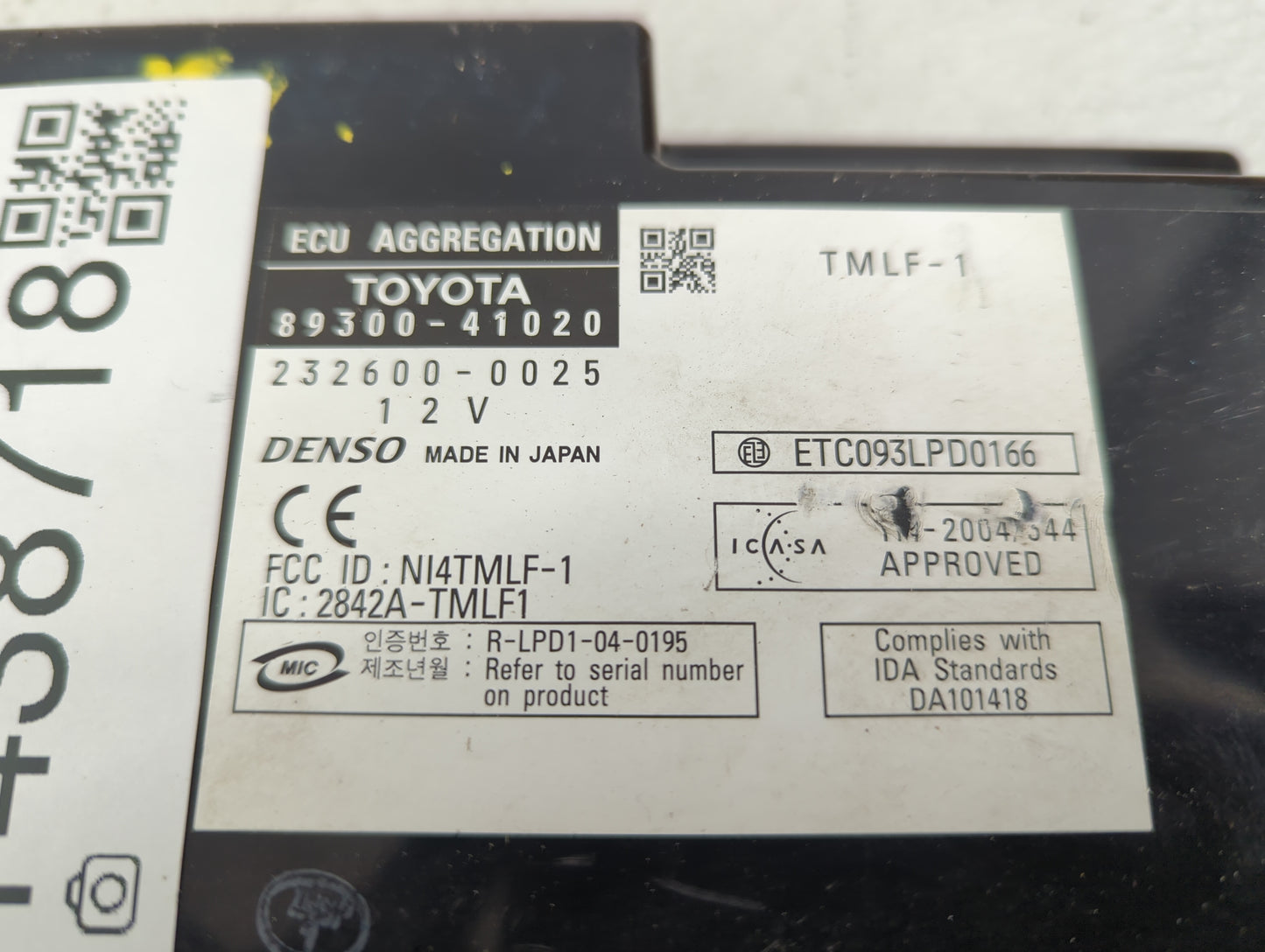 2005-2010 Toyota Avalon Network Gateway Control Module - Oemusedautoparts1.com