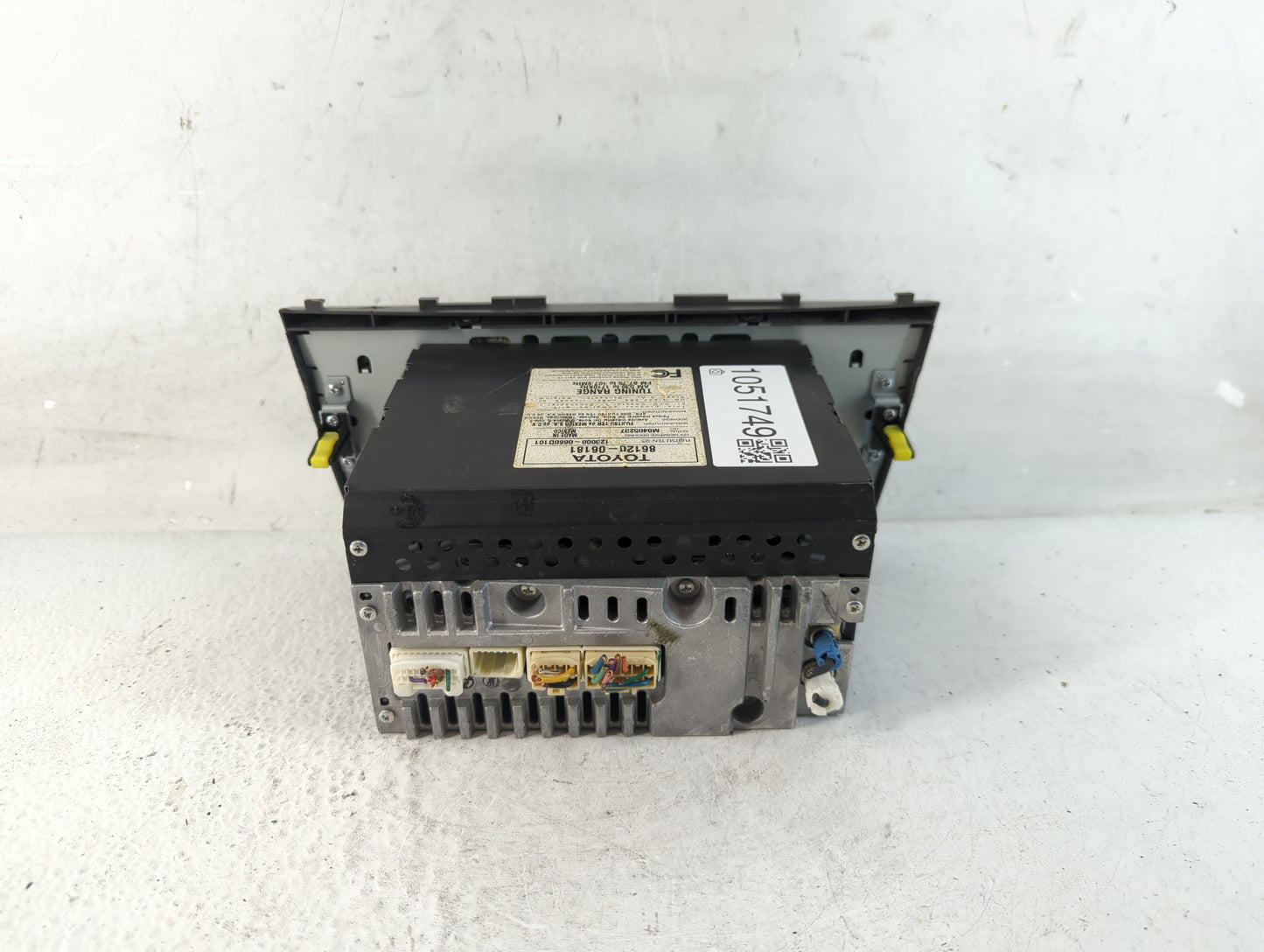 2007-2009 Toyota Camry Radio AM FM Cd Player Receiver Replacement P/N:86120-06181 Fits Fits 2007 2008 2009 OEM Used Auto Par