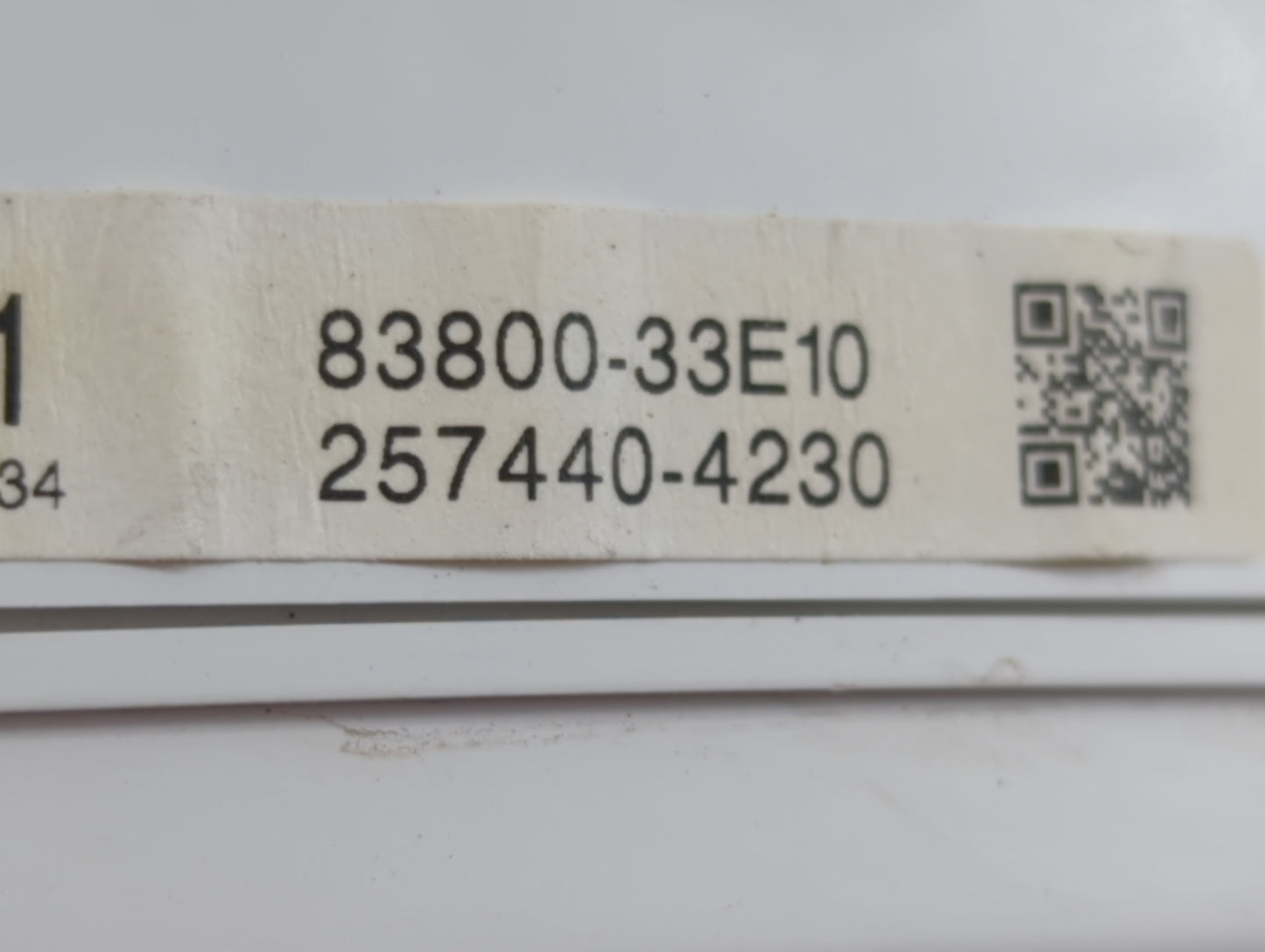 2007-2009 Toyota Camry Instrument Cluster Speedometer Gauges P/N:83800-33E10 Fits Fits 2007 2008 2009 OEM Used Auto Parts -