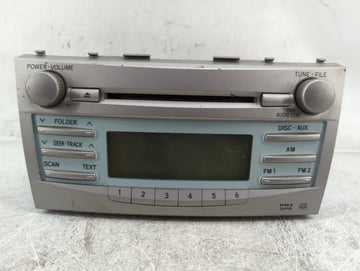 2007-2009 Toyota Camry Radio AM FM Cd Player Receiver Replacement P/N:86120-06182 M3A38583 Fits Fits 2007 2008 2009 OEM Used Auto Parts