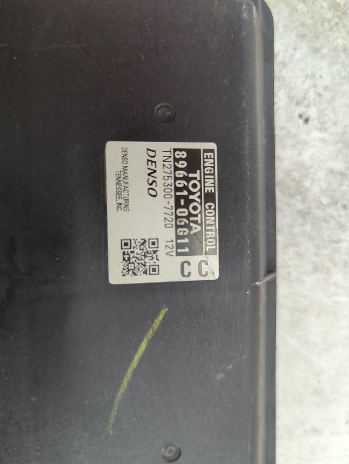 2008-2009 Toyota Camry PCM Engine Control Computer ECU ECM PCU OEM P/N:89661-06G11 TN275300-7720 Fits Fits 2008 2009 OEM Use