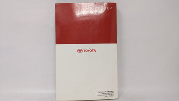 2009 Toyota Camry Owners Manual Book Guide OEM Used Auto Parts