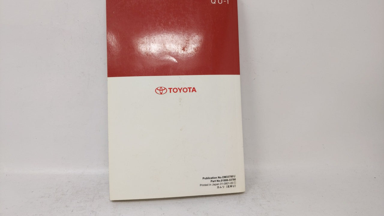 2009 Toyota Camry Owners Manual Book Guide OEM Used Auto Parts - Oemusedautoparts1.com