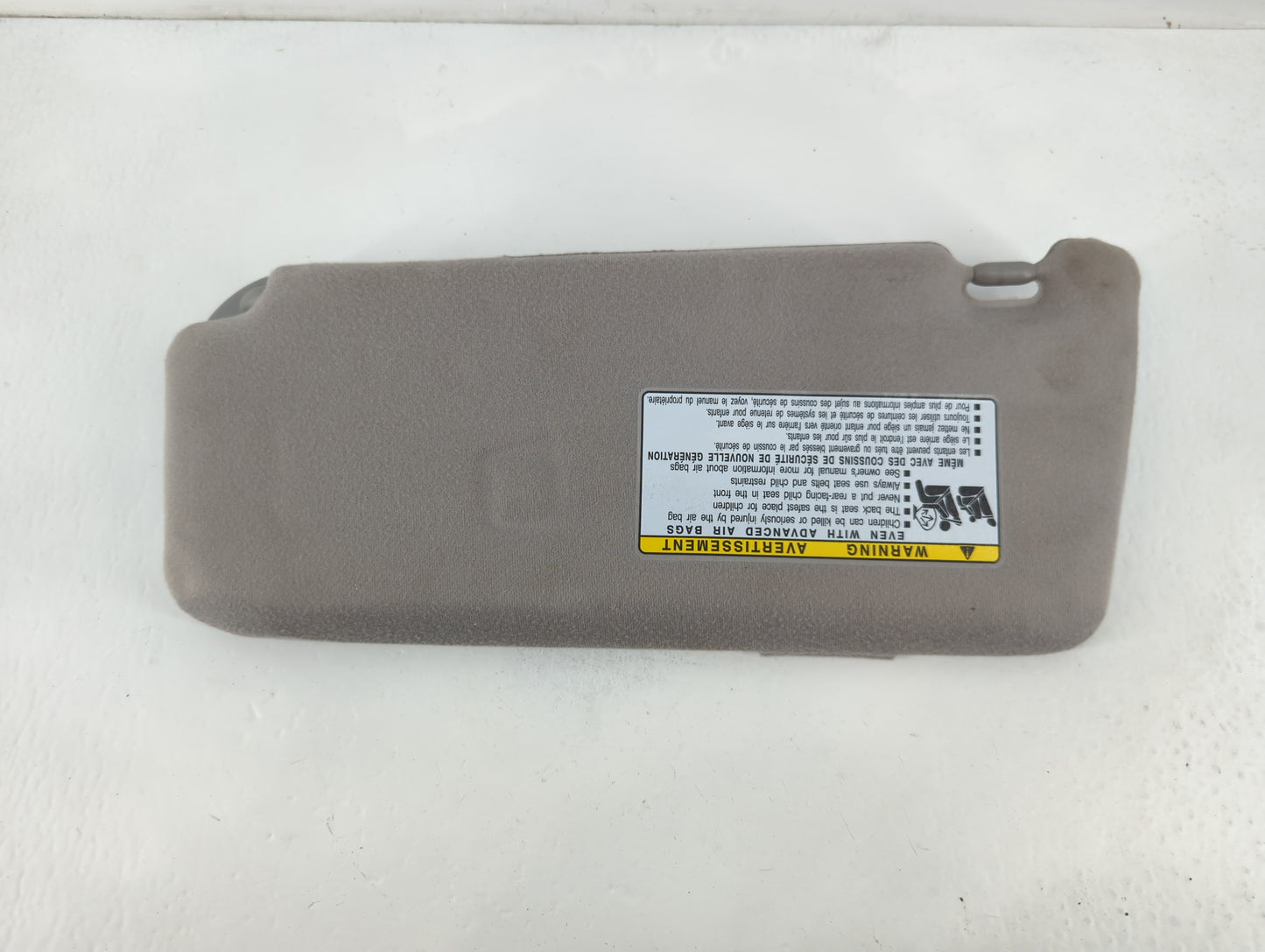 2007-2011 Toyota Camry Sun Visor Shade Replacement Passenger Right Mirror Fits Fits 2007 2008 2009 2010 2011 OEM Used Auto P