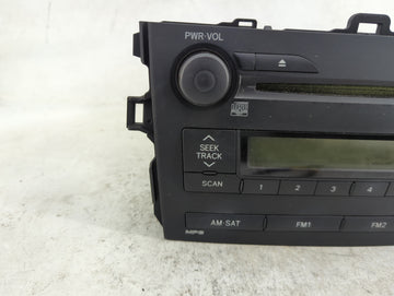 2009 Toyota Corolla Radio AM FM Cd Player Receiver Replacement P/N:86120-02770 CQ-ES7762X Fits OEM Used Auto Parts