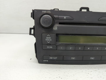 2009-2009 Toyota Corolla Am Fm Cd Player Radio Receiver