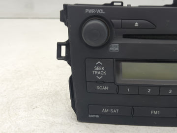 2009 Toyota Corolla Radio AM FM Cd Player Receiver Replacement P/N:86120-12B30 Fits OEM Used Auto Parts