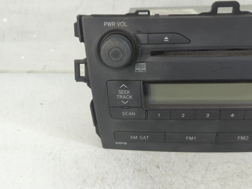 2009 Toyota Corolla Radio AM FM Cd Player Receiver Replacement P/N:86120-12B40 Fits OEM Used Auto Parts