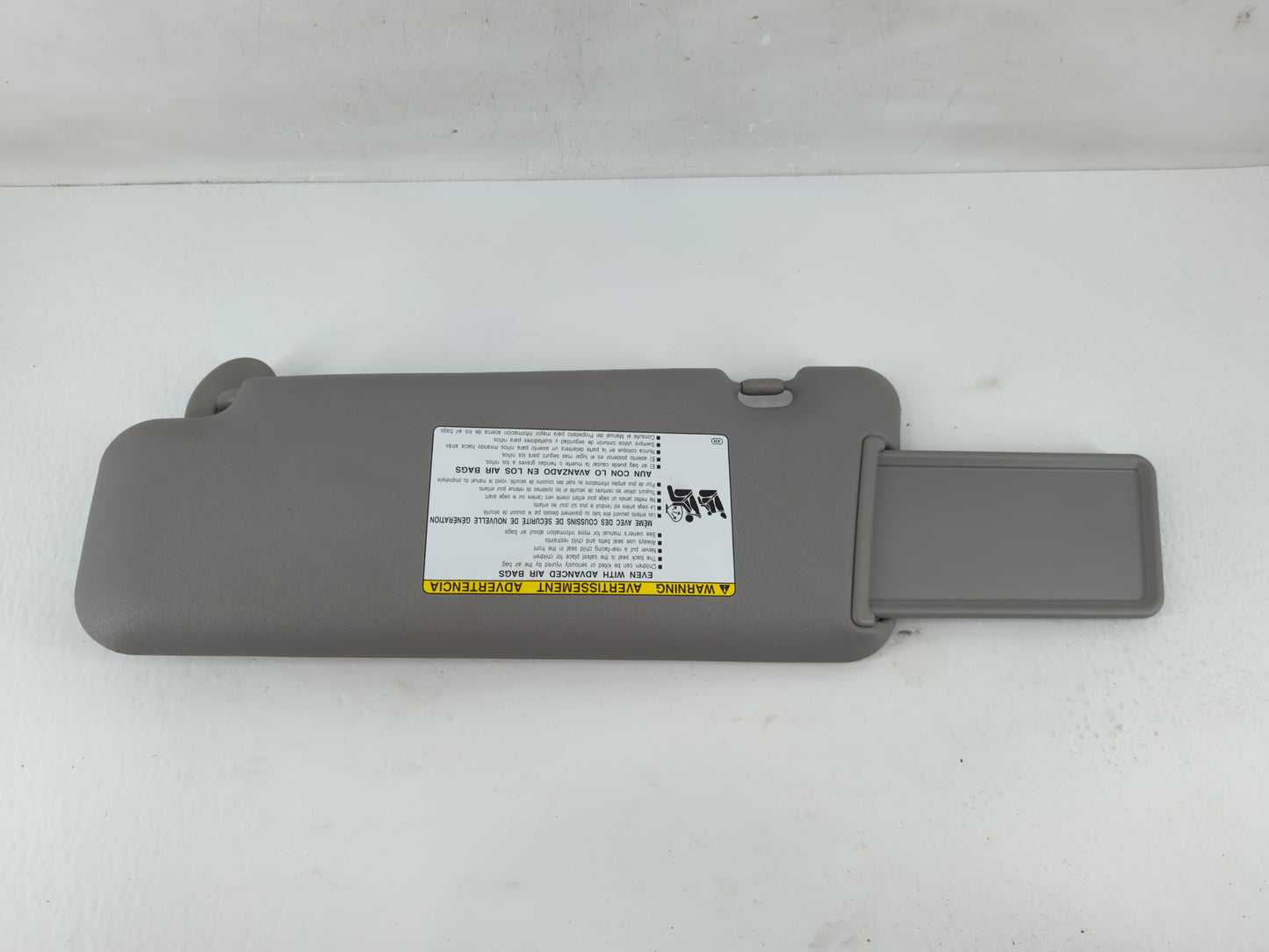 2008-2010 Toyota Highlander Sun Visor Shade Replacement Passenger Right Mirror Fits Fits 2008 2009 2010 OEM Used Auto Parts