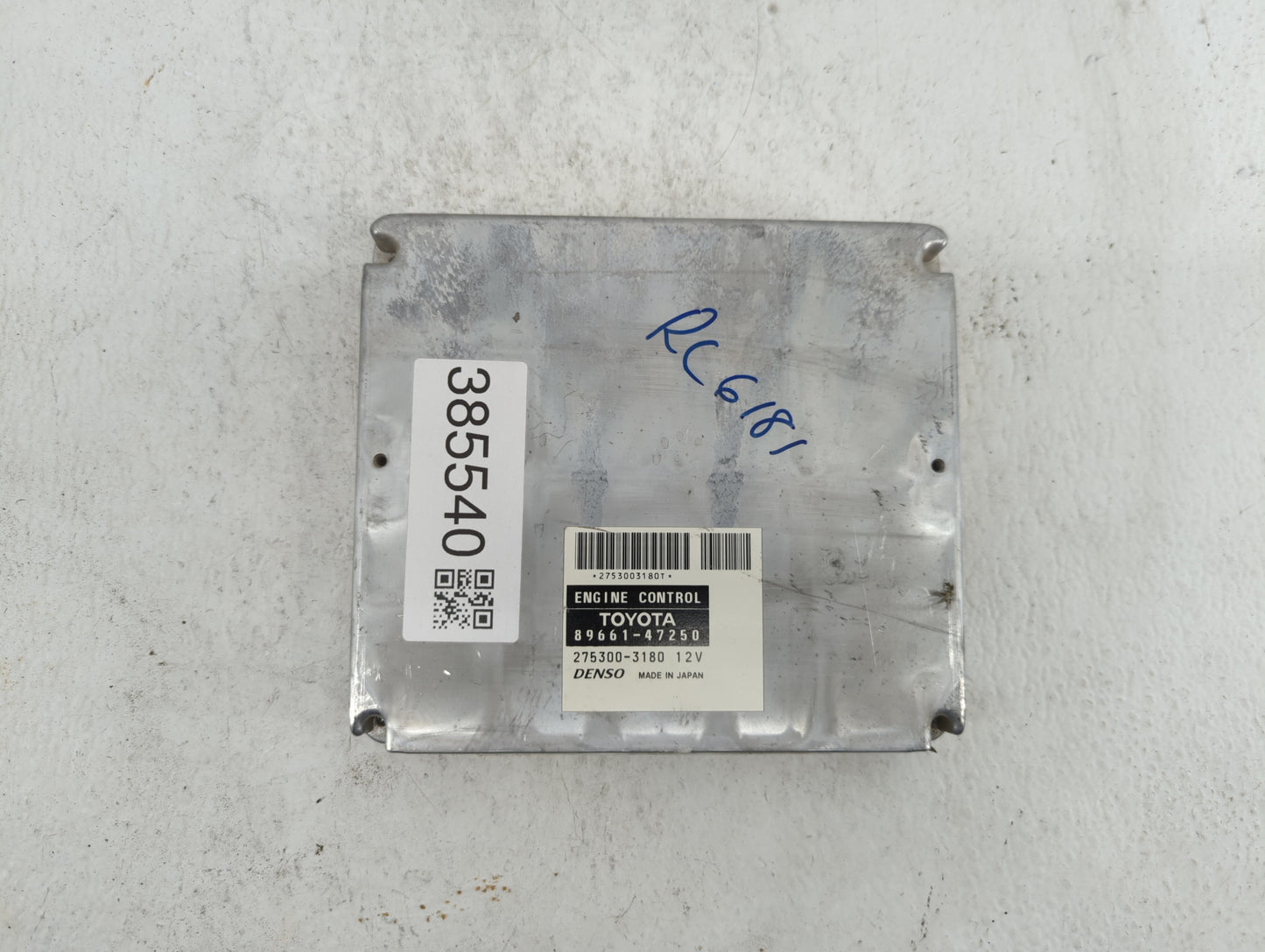 2008-2009 Toyota Prius PCM Engine Control Computer ECU ECM PCU OEM P/N:89661-47250 Fits Fits 2008 2009 OEM Used Auto Parts -