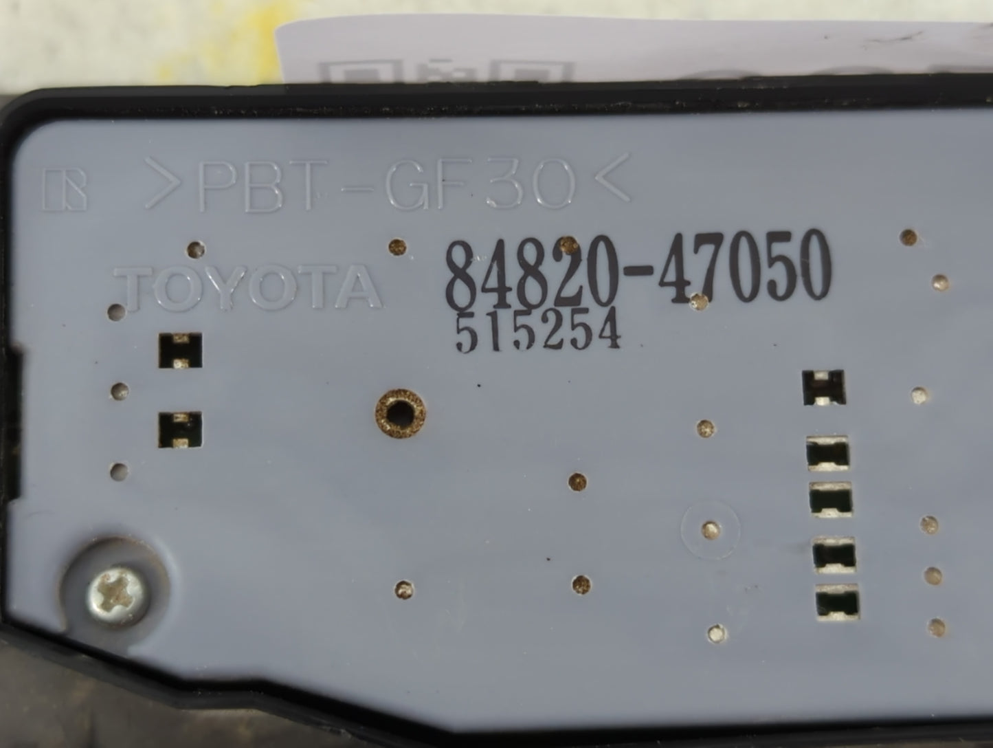 2004-2013 Toyota Prius Master Power Window Switch Replacement Driver Side Left P/N:84820-47050 Fits OEM Used Auto Parts - Oe