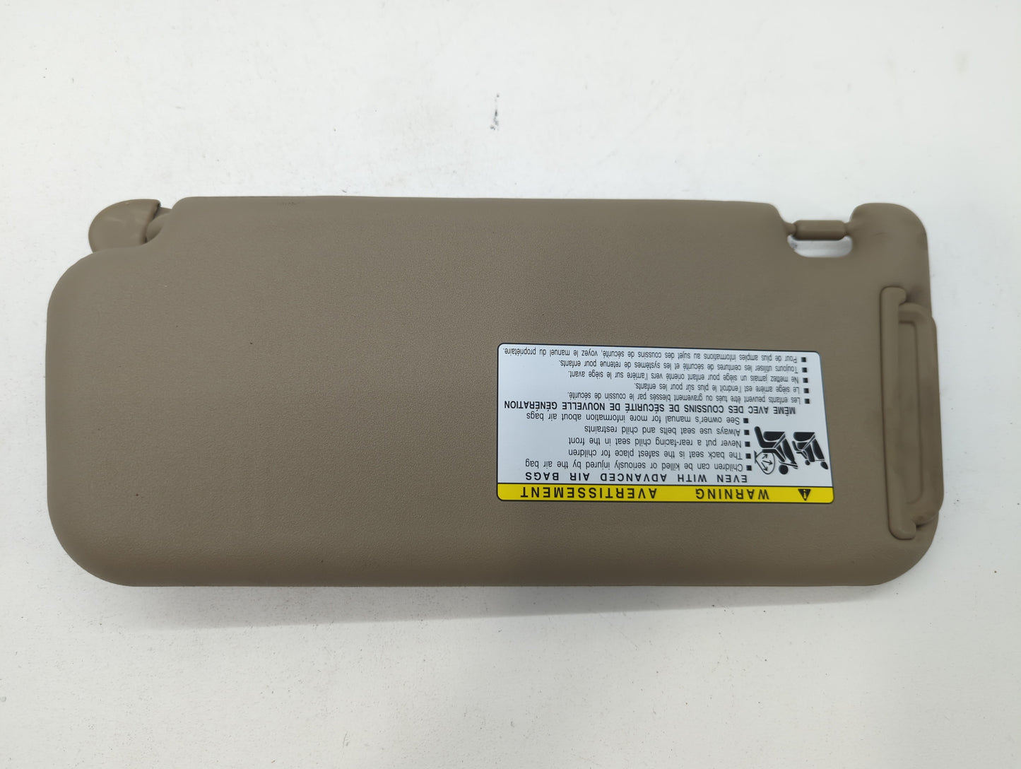 2006-2009 Toyota Rav4 Sun Visor Shade Replacement Passenger Right Mirror Fits Fits 2006 2007 2008 2009 OEM Used Auto Parts -