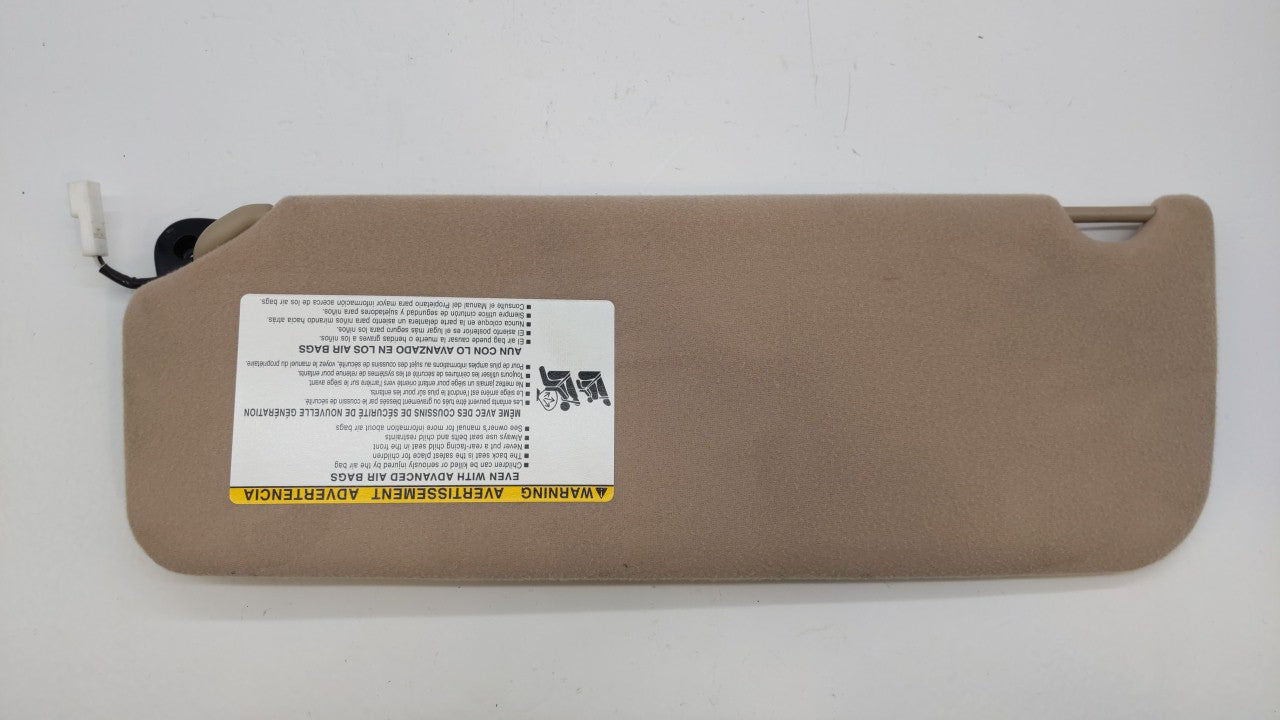 2005-2010 Toyota Sienna Sun Visor Shade Replacement Passenger Right Mirror Fits Fits 2005 2006 2007 2008 2009 2010 OEM Used