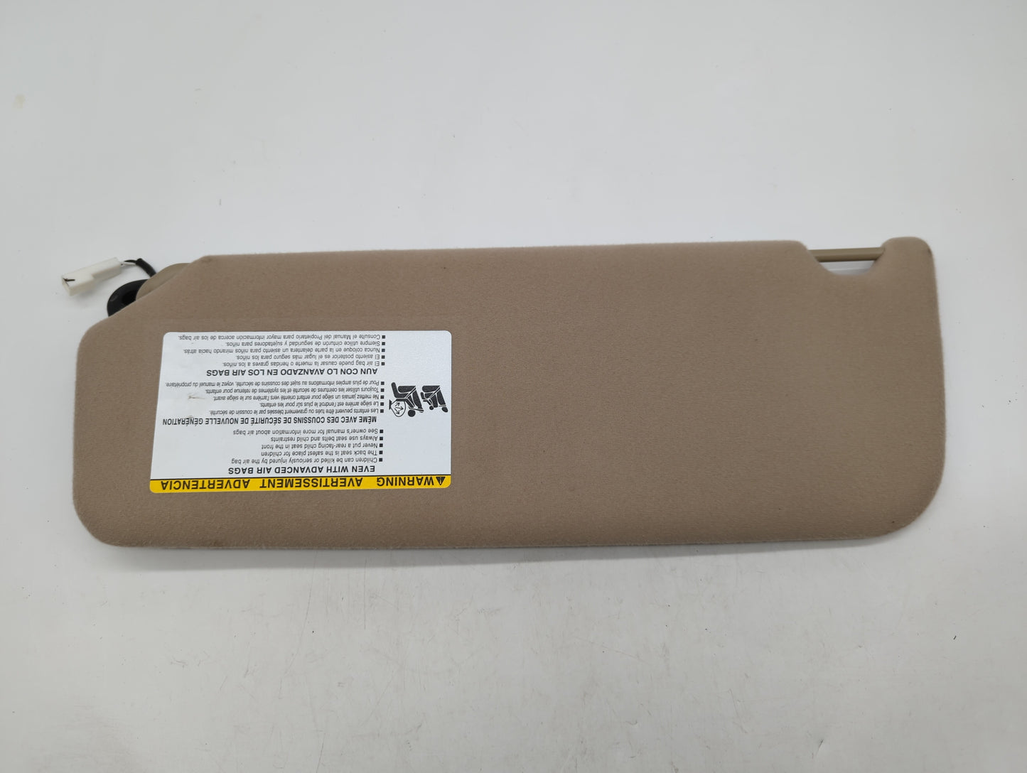 2005-2010 Toyota Sienna Sun Visor Shade Replacement Passenger Right Mirror Fits Fits 2005 2006 2007 2008 2009 2010 OEM Used