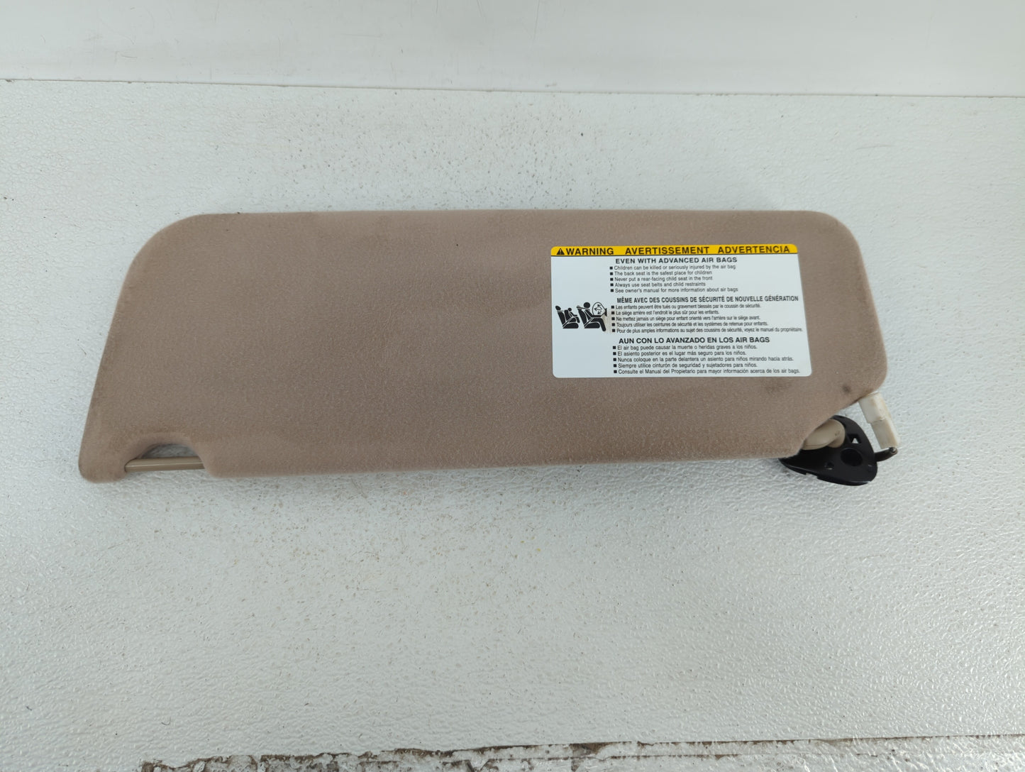 2005-2010 Toyota Sienna Sun Visor Shade Replacement Passenger Right Mirror Fits Fits 2005 2006 2007 2008 2009 2010 OEM Used