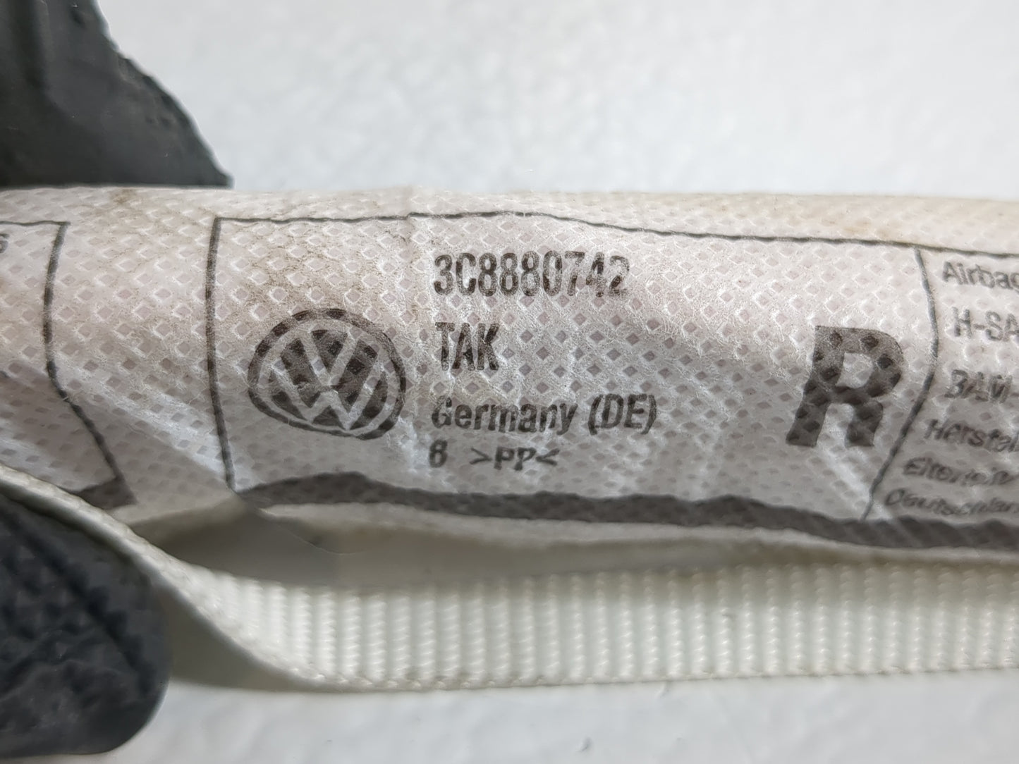2009-2017 Volkswagen Cc Passenger Curtain Air Bag Oem - Oemusedautoparts1.com