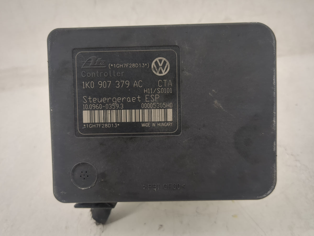 2007-2009 Volkswagen Gti Anti-Lock Brake ABS Pump Module Actuator OEM P/N:1K0 614 117 H 1K0 614 517 BE Fits OEM Used Auto Pa