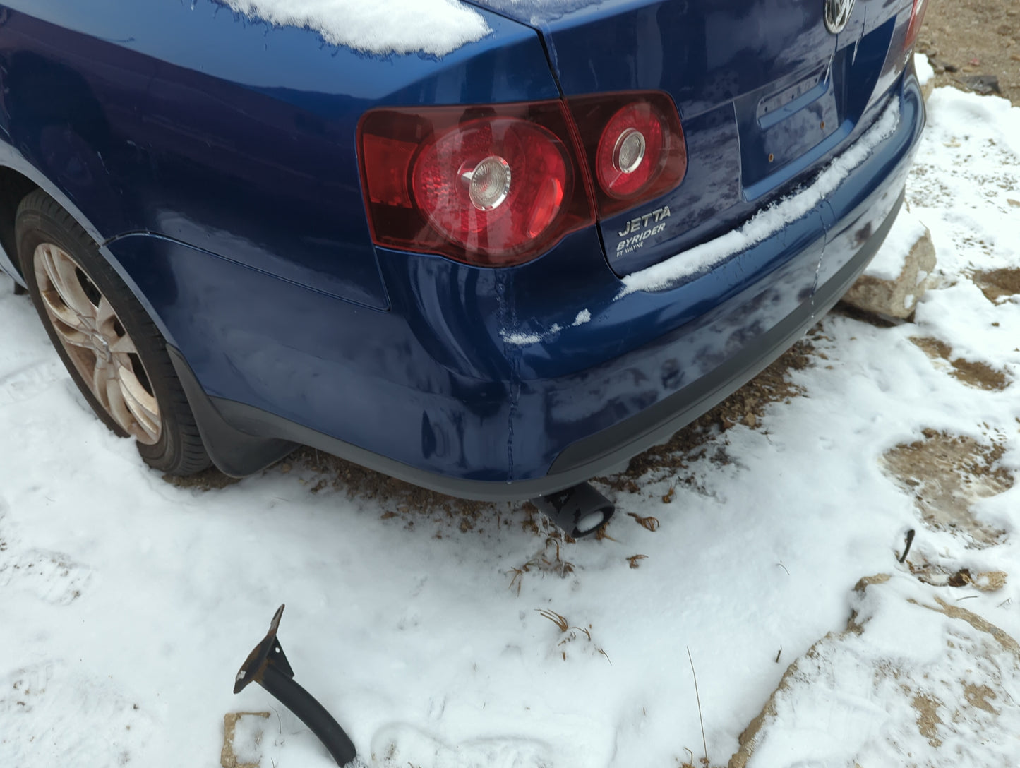 2005-2010 Volkswagen Jetta Rear Bumper Assembly Oem - Oemusedautoparts1.com