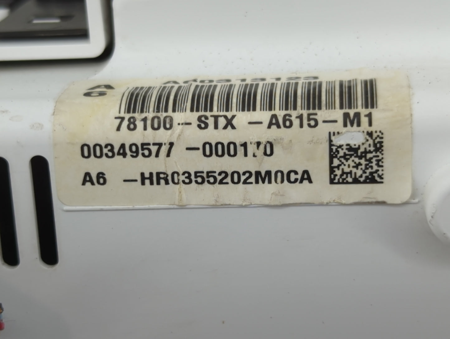 2010-2013 Acura Mdx Instrument Cluster Speedometer Gauges P/N:78100-STX-A615-M1 HR0355202M0CA Miles: Fits Fits 2010 2011 201
