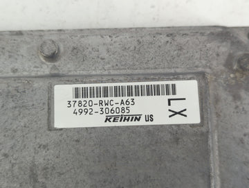 2010-2011 Acura Rdx PCM Engine Control Computer ECU ECM PCU OEM P/N:4992-104447 37820-RWC-A62 Fits Fits 2010 2011 OEM Used Auto Parts