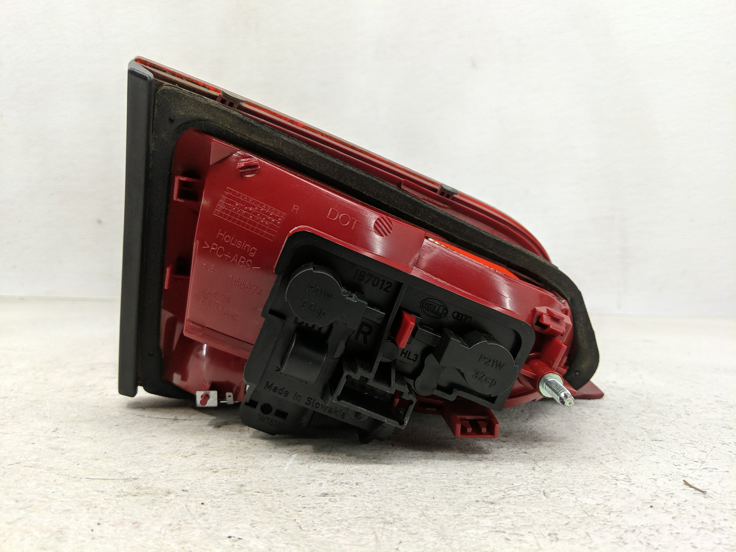 2009-2012 Audi A4 Tail Light Assembly Driver Left OEM Fits Fits 2009 2010 2011 2012 OEM Used Auto Parts - Oemusedautoparts1.