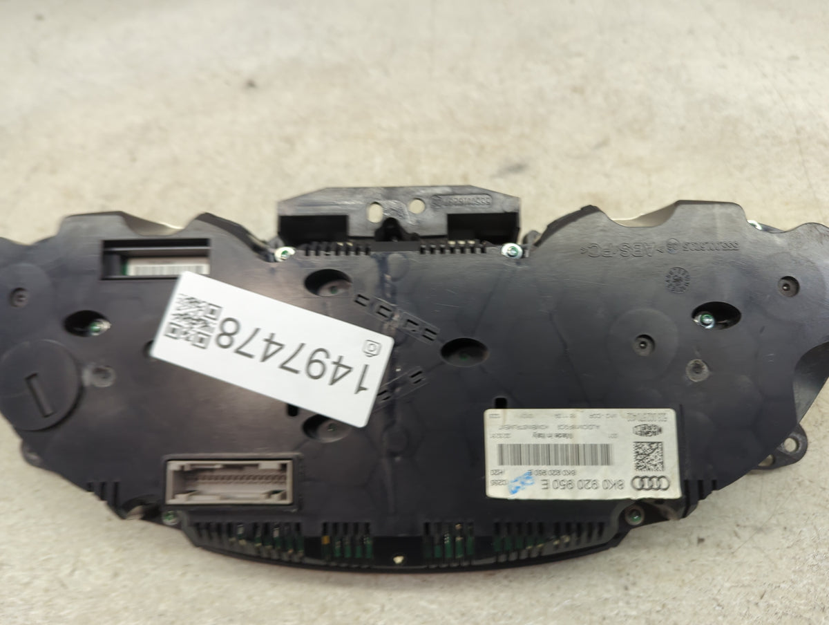 2010-2012 Audi A4 Instrument Cluster Speedometer Gauges P/N:8K0920950E 503002370402 Miles: Fits Fits 2010 2011 2012 OEM Used