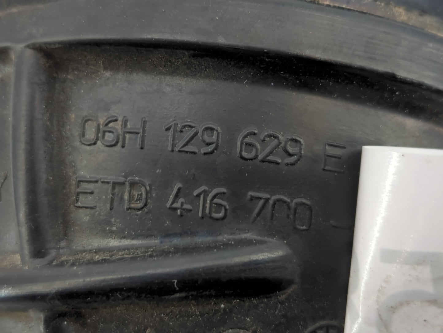 2010 Audi A4 Air Cleaner Intake Duct Hose Tube Black - Oemusedautoparts1.com