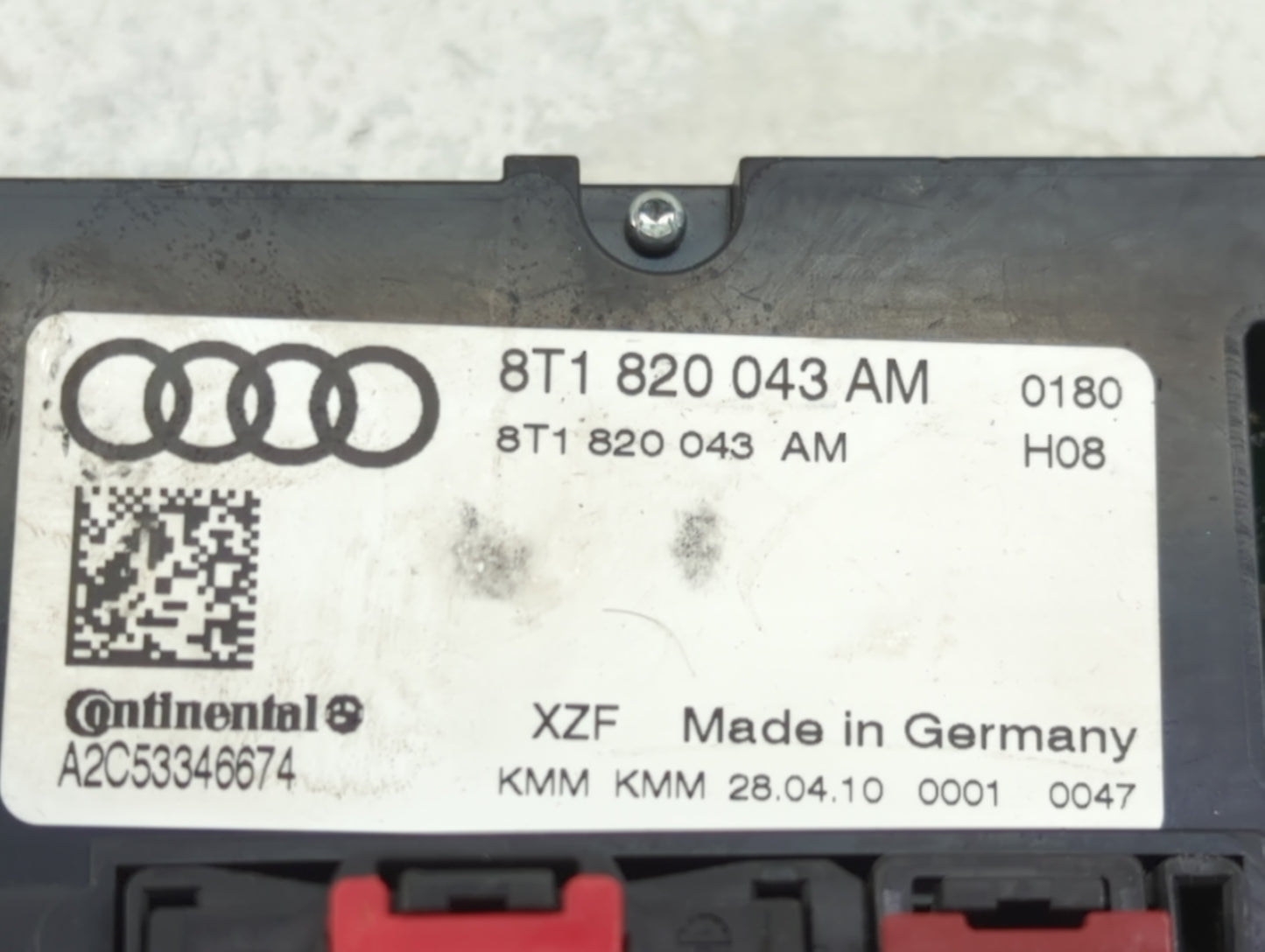 2010-2013 Audi A5 Climate Control Module Temperature AC/Heater Replacement P/N:8T1820043AM A2C53346674 Fits OEM Used Auto Pa