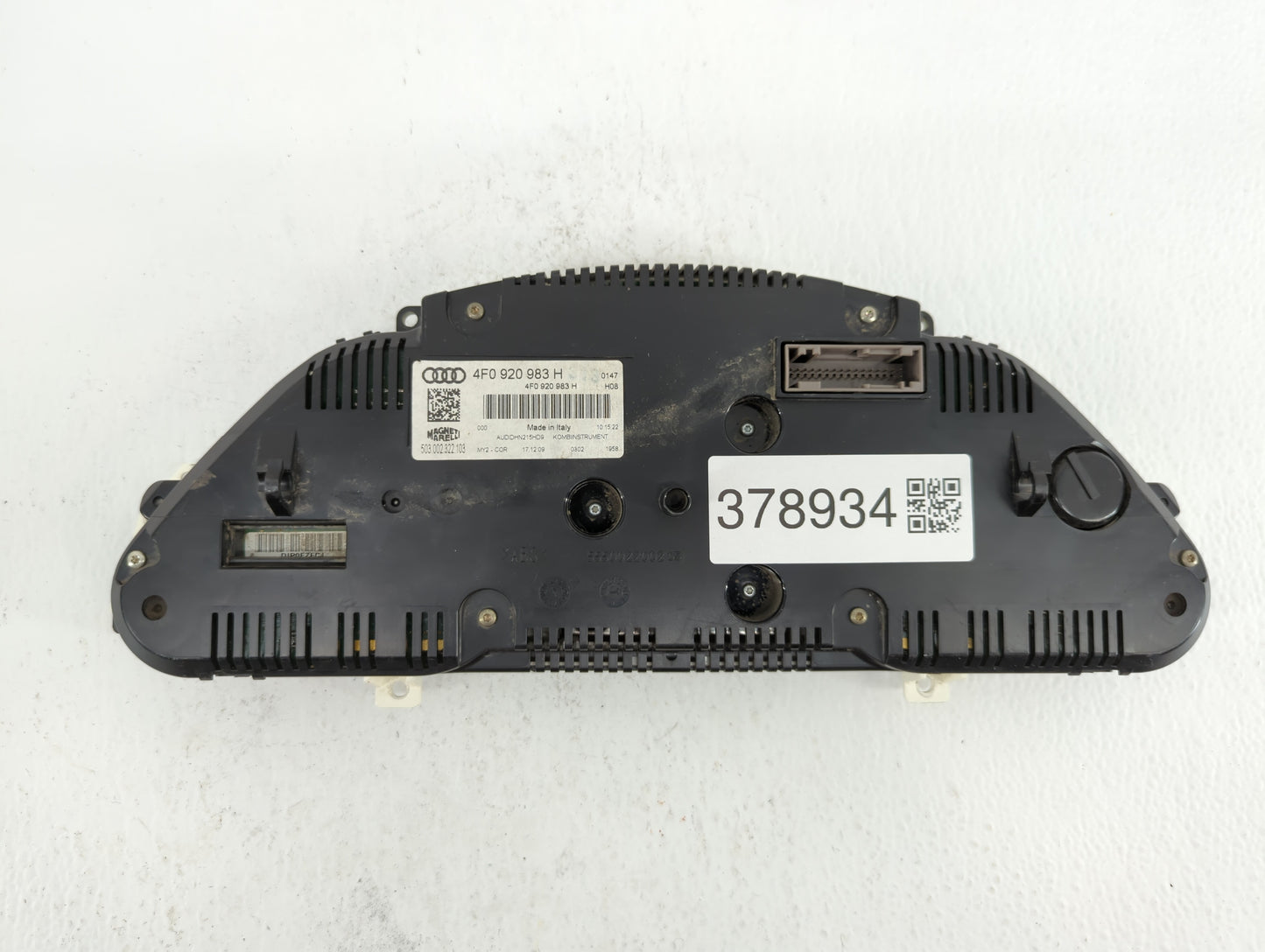 2009-2011 Audi A6 Instrument Cluster Speedometer Gauges P/N:4F0 920 983 H Miles: Fits Fits 2009 2010 2011 OEM Used Auto Part