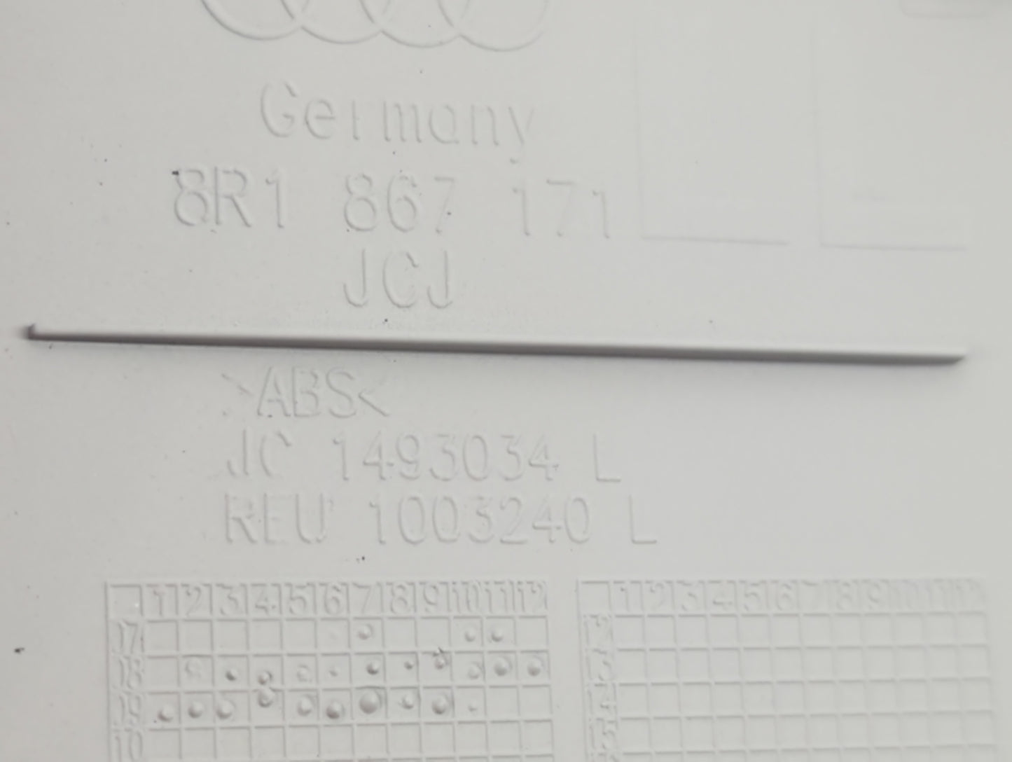 2009-2012 Audi Q5 Master Power Window Switch Replacement Driver Side Left Fits Fits 2009 2010 2011 2012 OEM Used Auto Parts