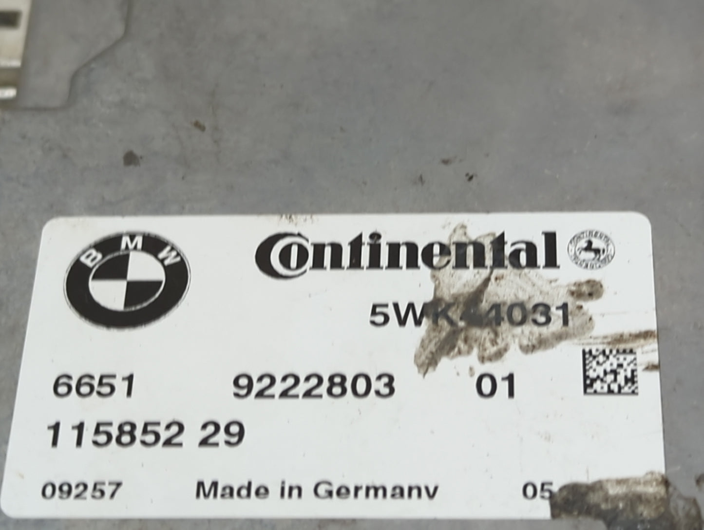 Bmw 750li Driver Assist Control Module 6651 9222803 01|11585229|5wk44031 - Oemusedautoparts1.com